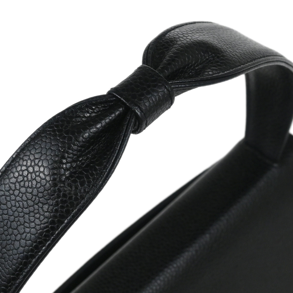 Chanel 1997-1999 Black Caviar Handbag