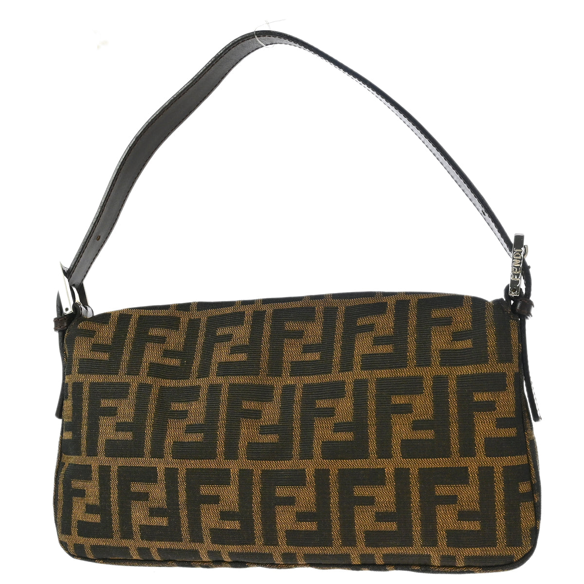 Fendi Brown Zucca Baguette Handbag
