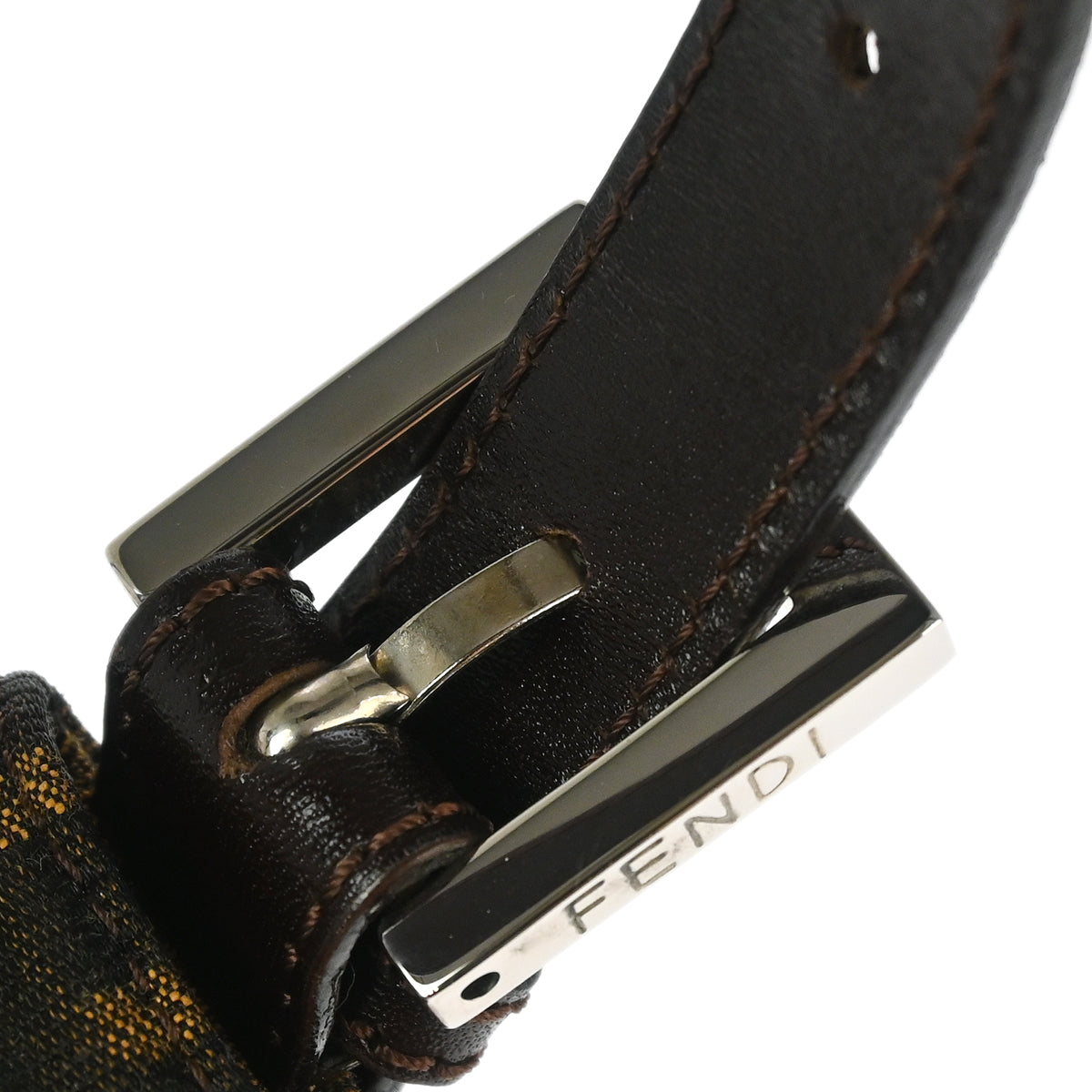 Fendi Brown Zucca Baguette Handbag