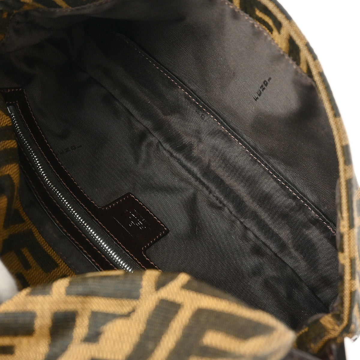 Fendi Brown Zucca Baguette Handbag