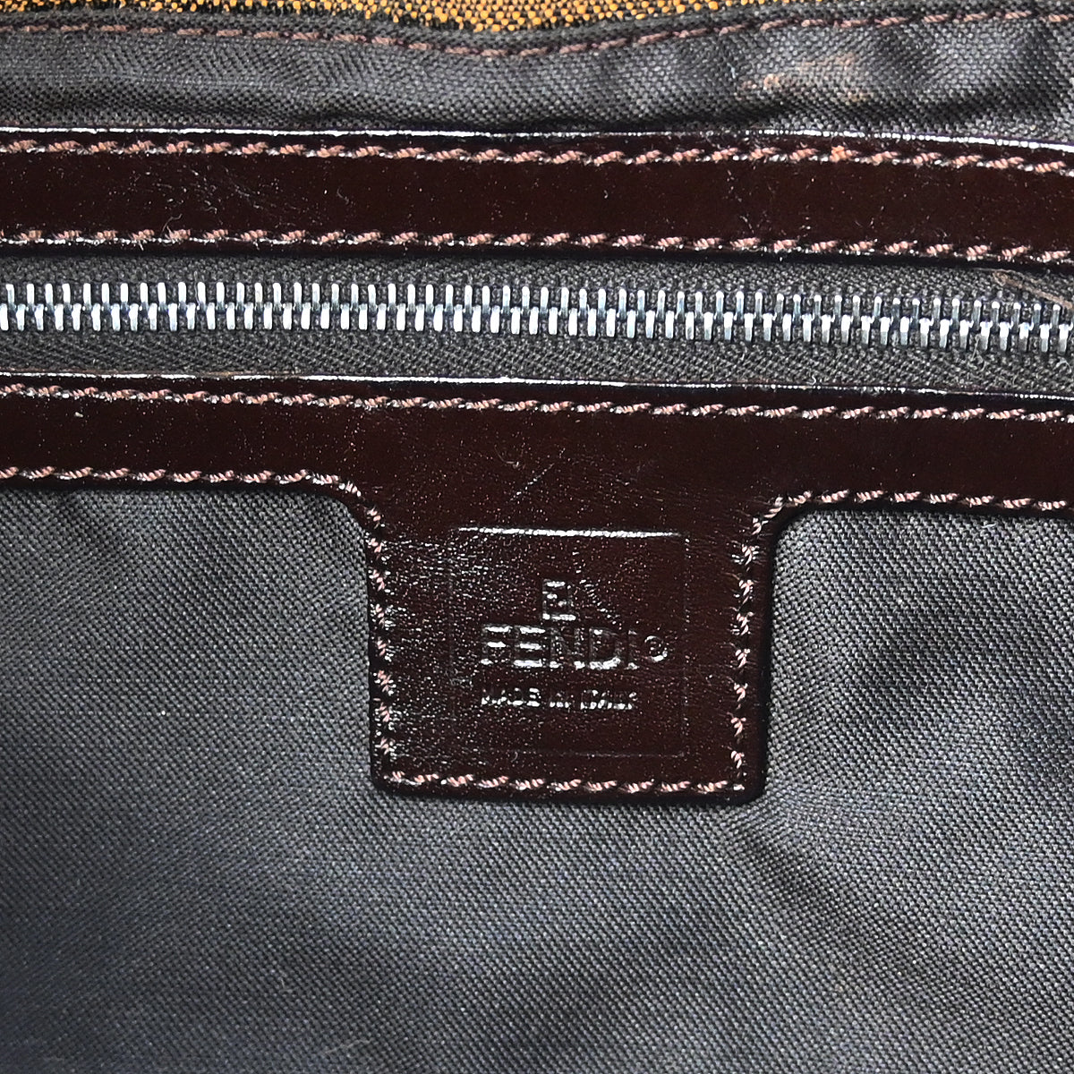 Fendi Brown Zucca Baguette Handbag