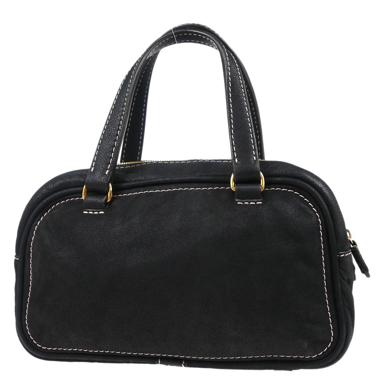 Loewe Black Leather Madrid Handbag