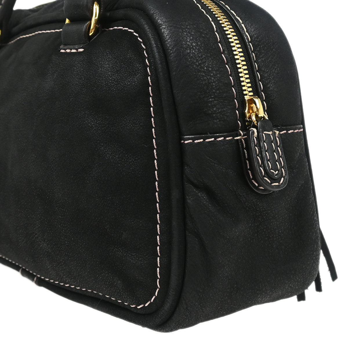 Loewe Black Leather Madrid Handbag