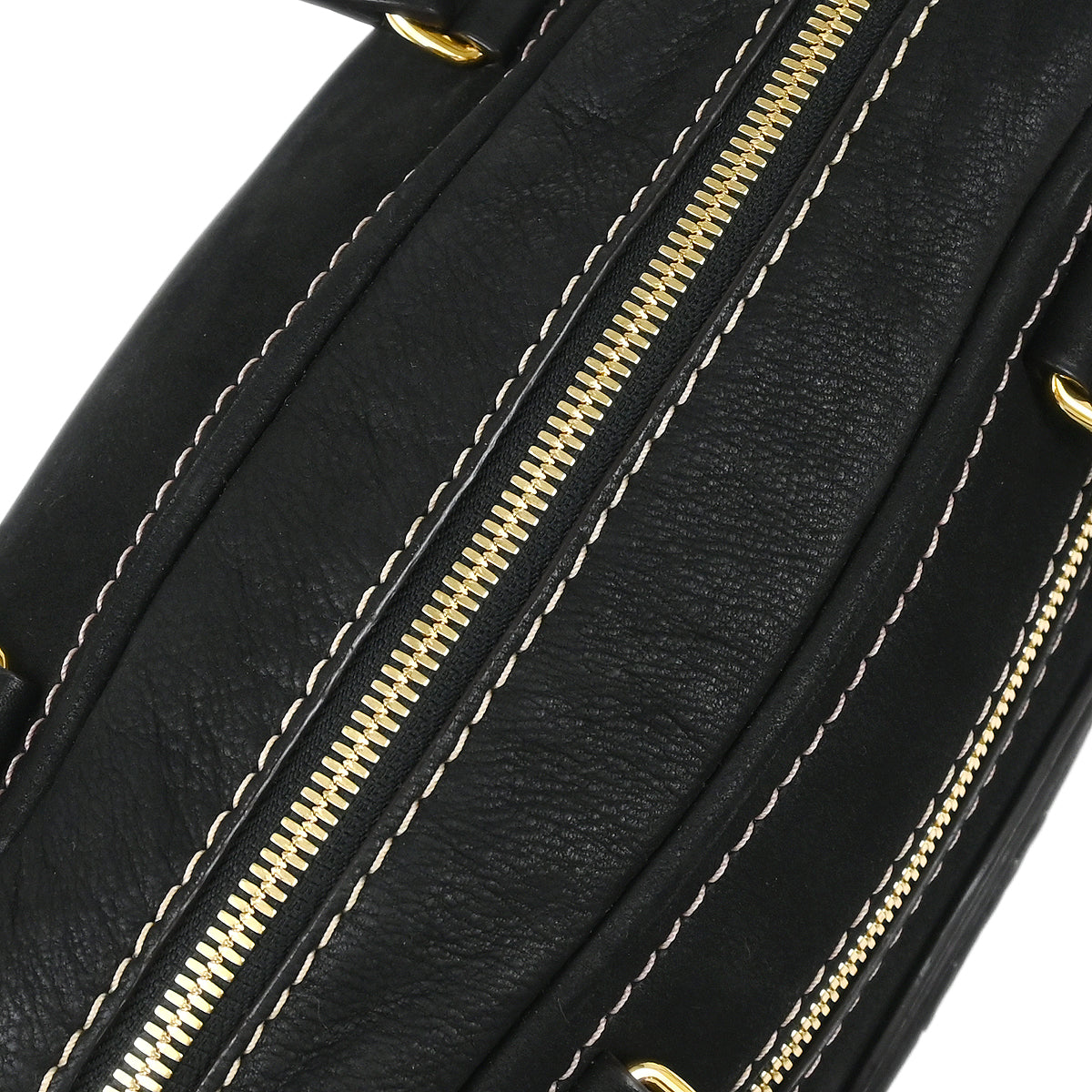 Loewe Black Leather Madrid Handbag