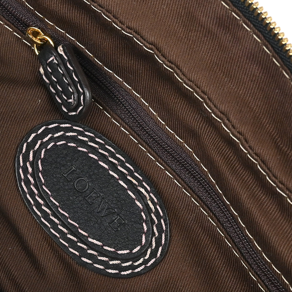 Loewe Black Leather Madrid Handbag