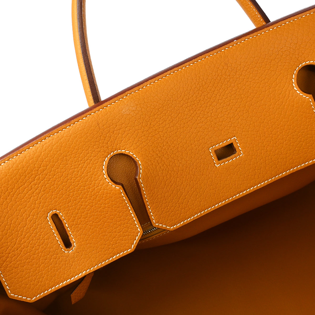 Hermes 2000 Natural Fjord Birkin 45 Handbag