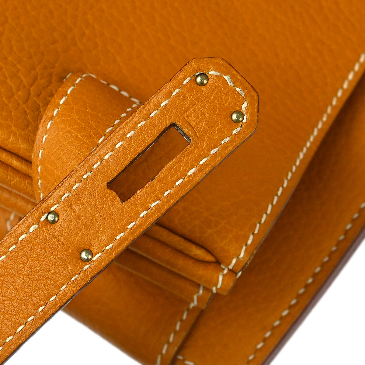 Hermes 2000 Natural Fjord Birkin 45 Handbag