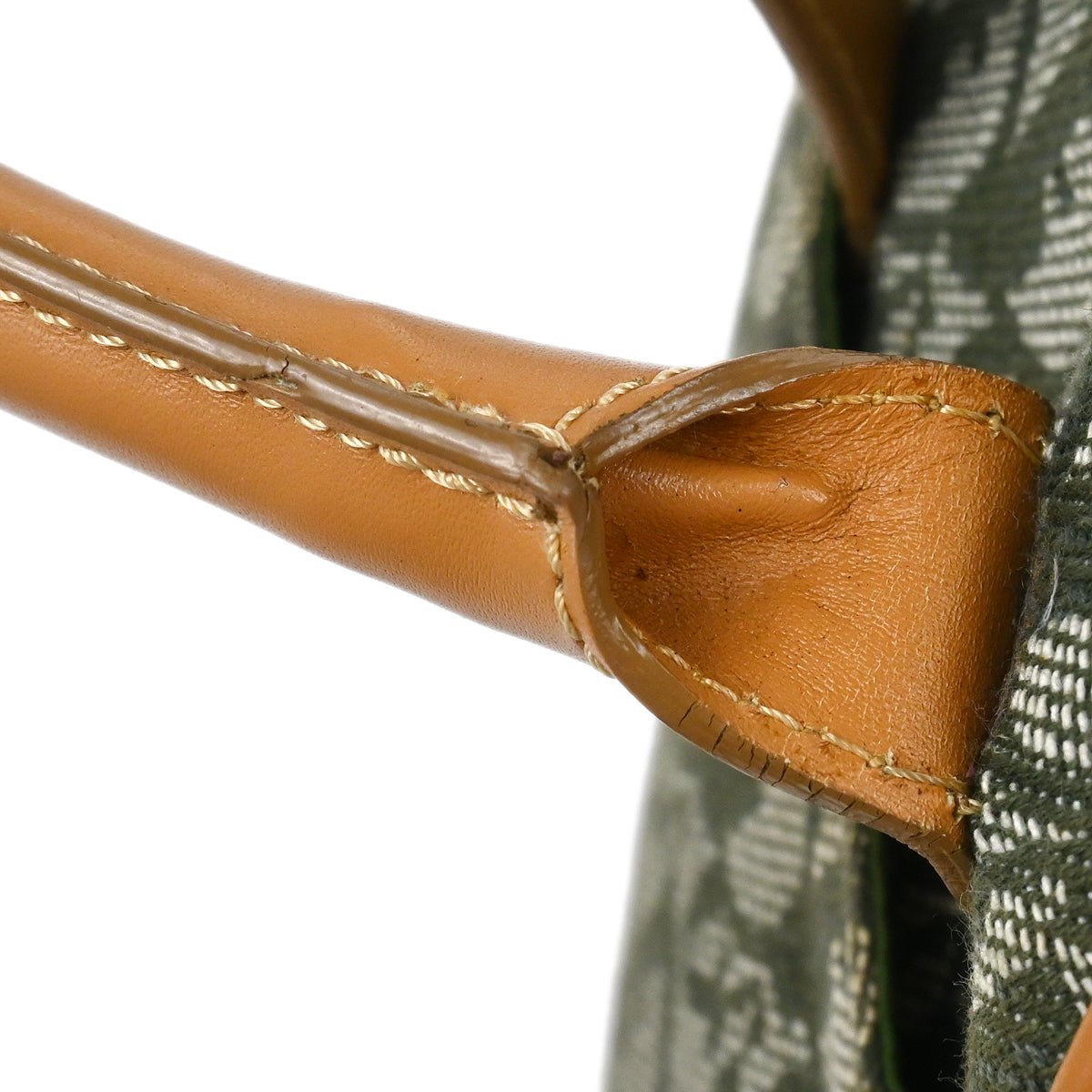 Christian Dior Green Double Saddle Trotter Handbag
