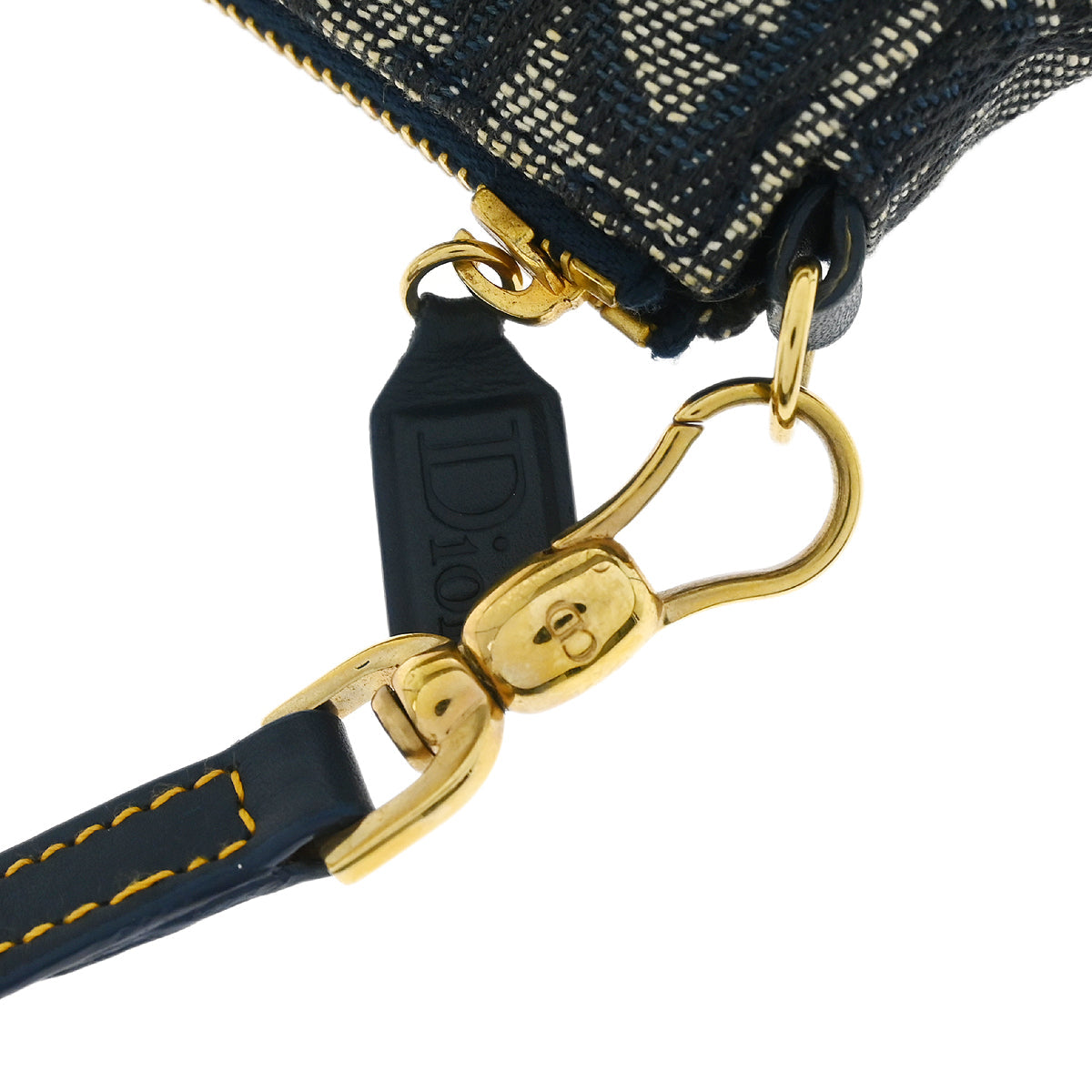 Christian Dior 2002 Navy Trotter Saddle Handbag