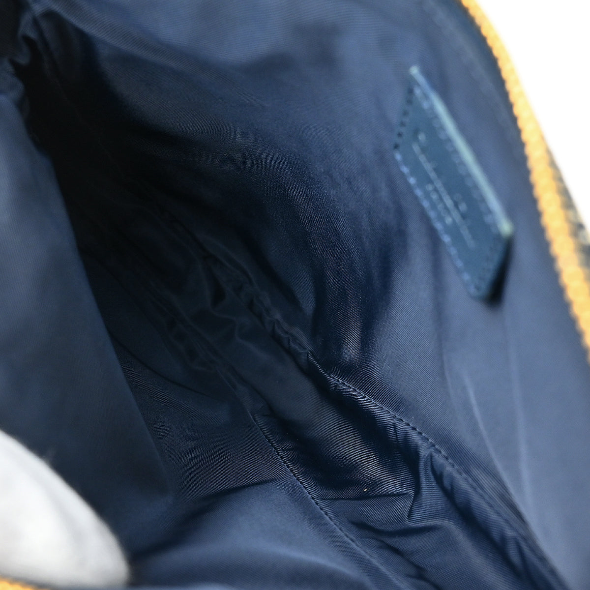 Christian Dior 2002 Navy Trotter Saddle Handbag
