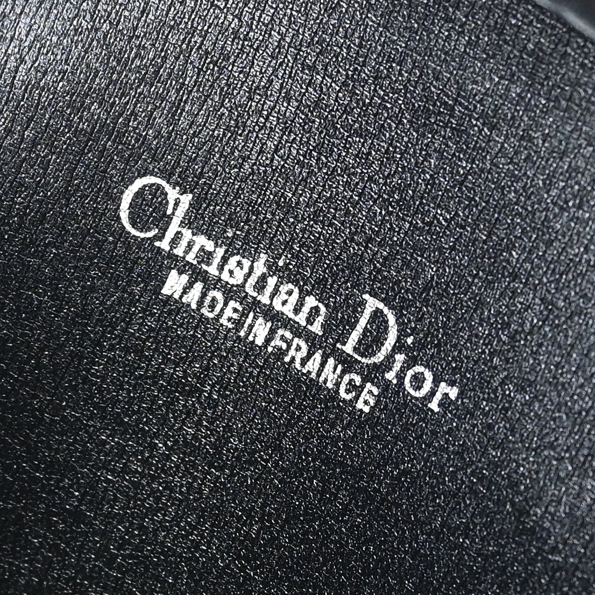 Christian Dior Black Honeycomb Shoulder Bag