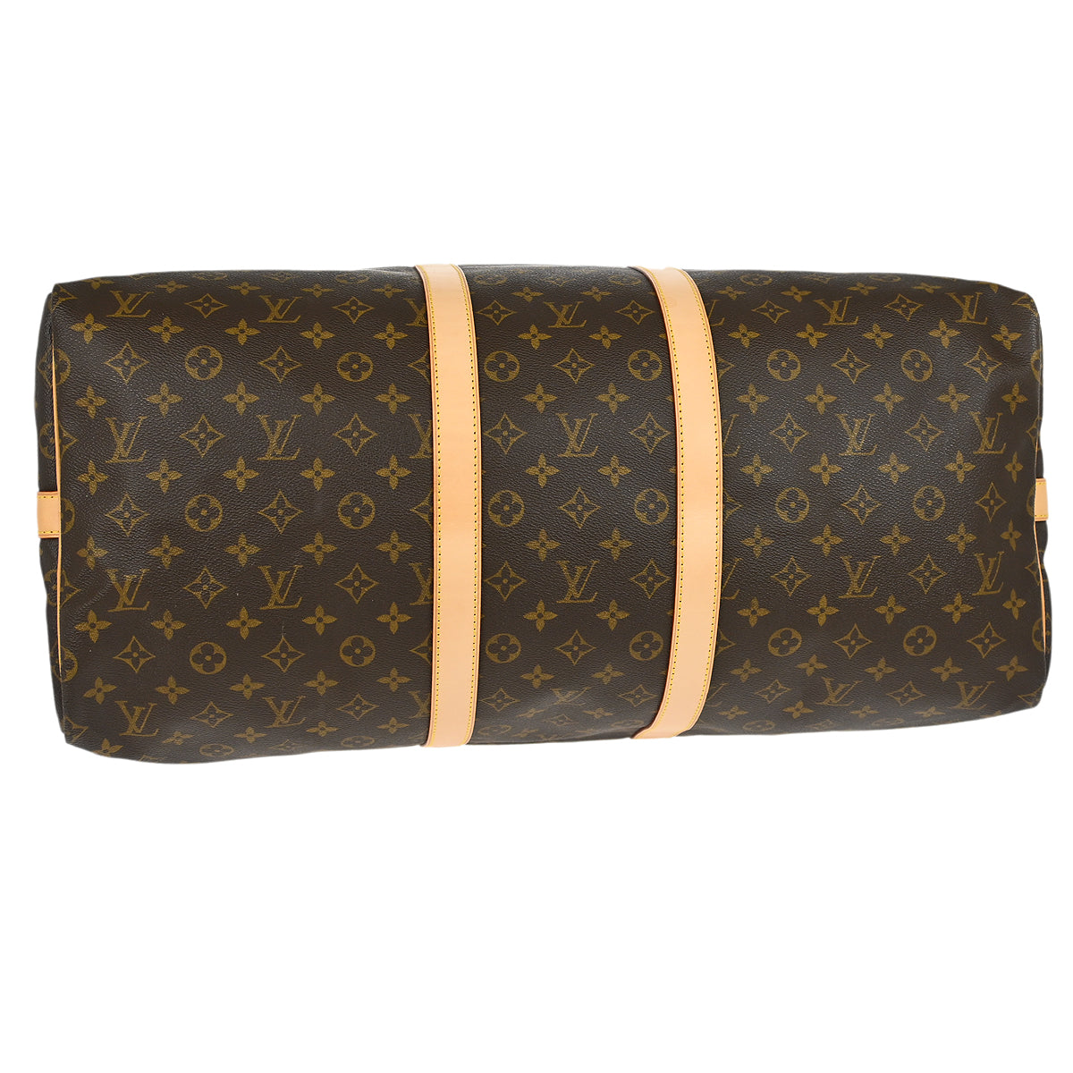 Louis Vuitton 2003 Monogram Keepall Bandouliere 55 Duffle Bag M41414