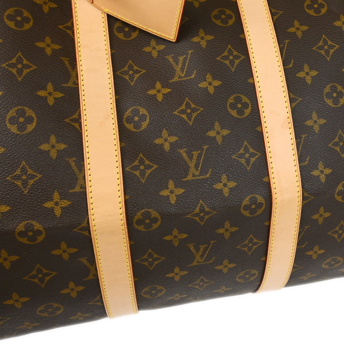 Louis Vuitton 2003 Monogram Keepall Bandouliere 55 Duffle Bag M41414