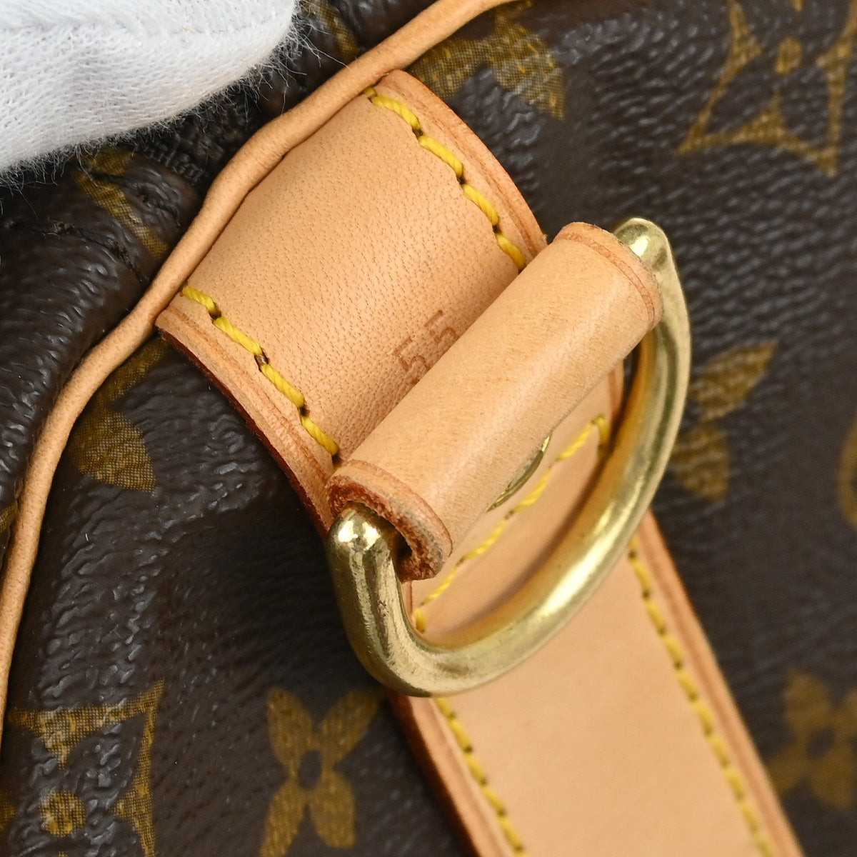 Louis Vuitton 2003 Monogram Keepall Bandouliere 55 Duffle Bag M41414