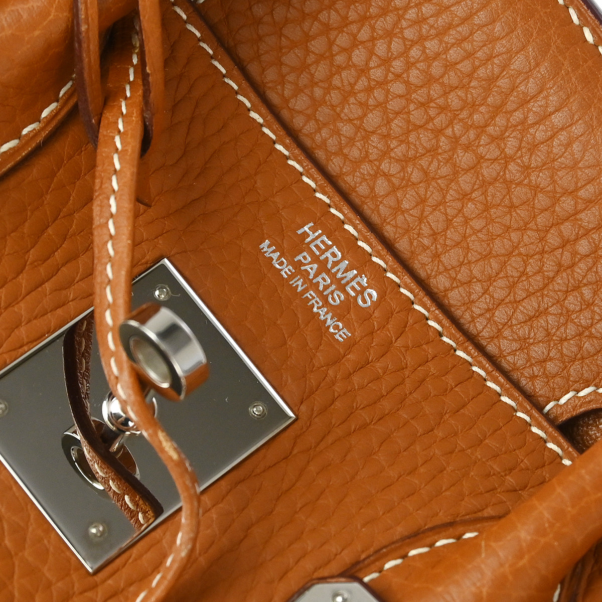 Hermes 2006 Gold Togo Birkin 30 Handbag