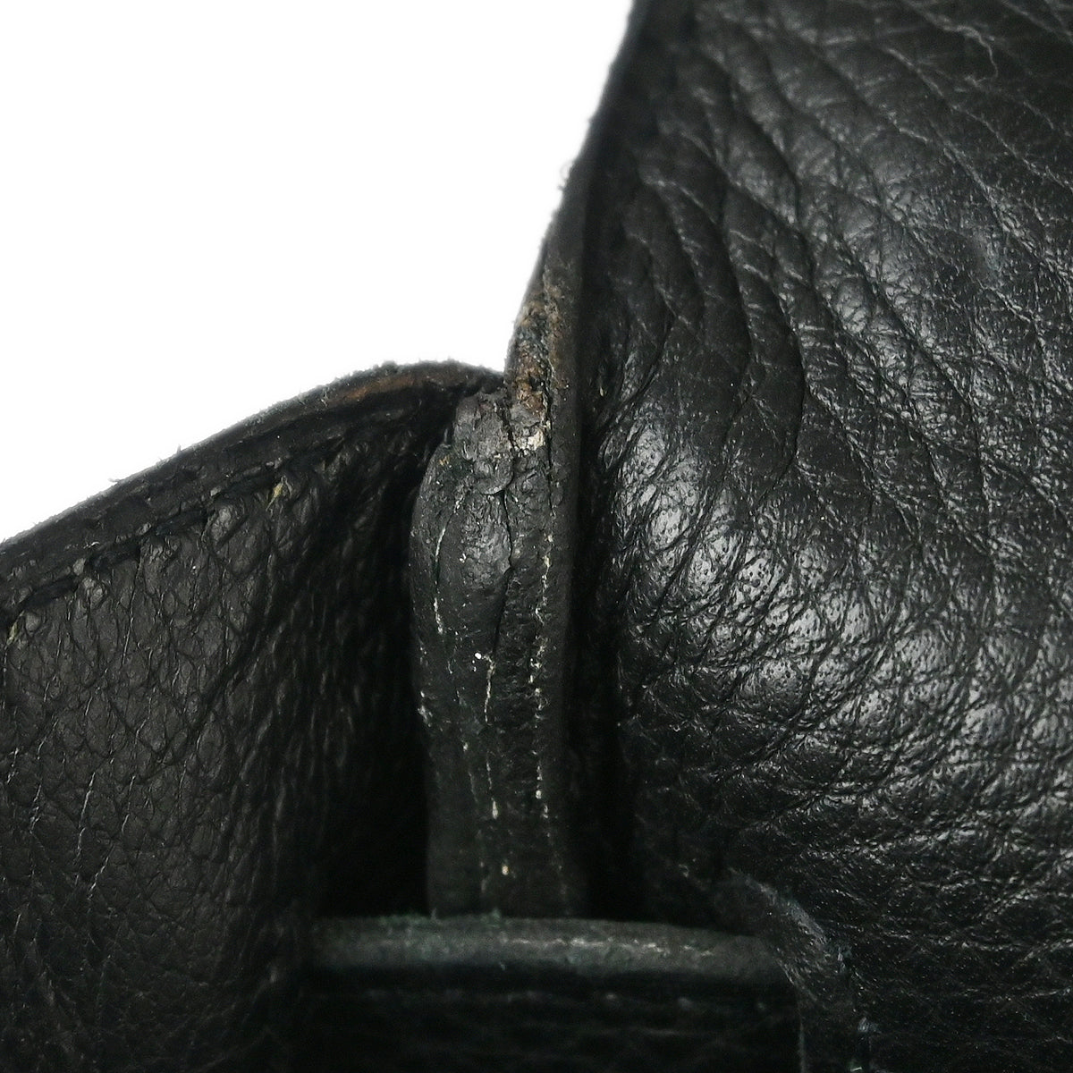 Hermes 2008 Black Taurillon Clemence Kelly 32 Retourne 2way Shoulder Handbag