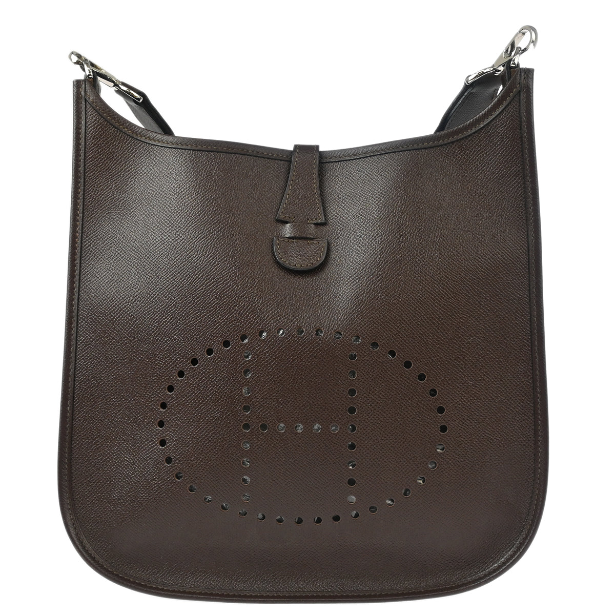 Hermes Havane Epsom Evelyne 2 PM Shoulder Bag