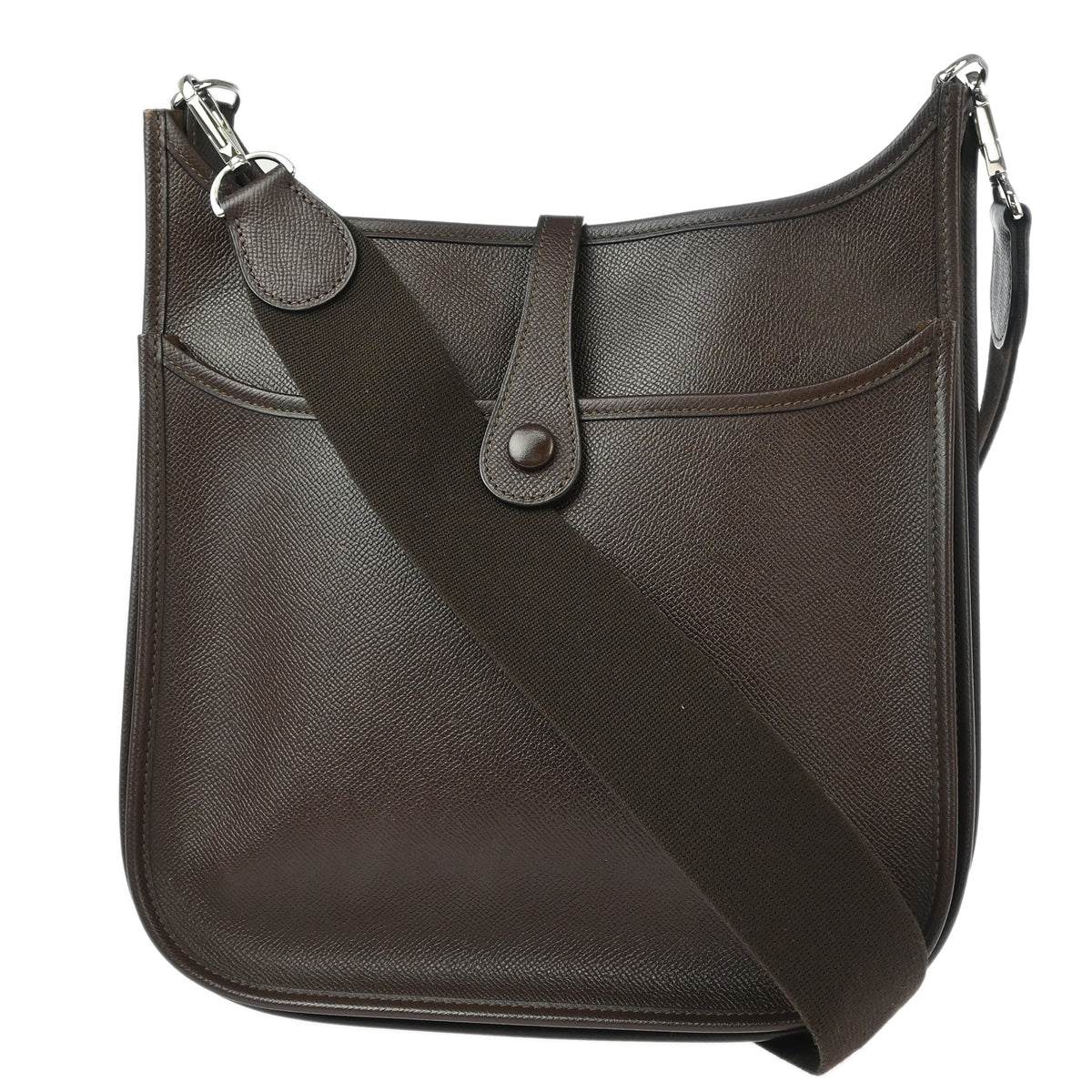 Hermes Havane Epsom Evelyne 2 PM Shoulder Bag