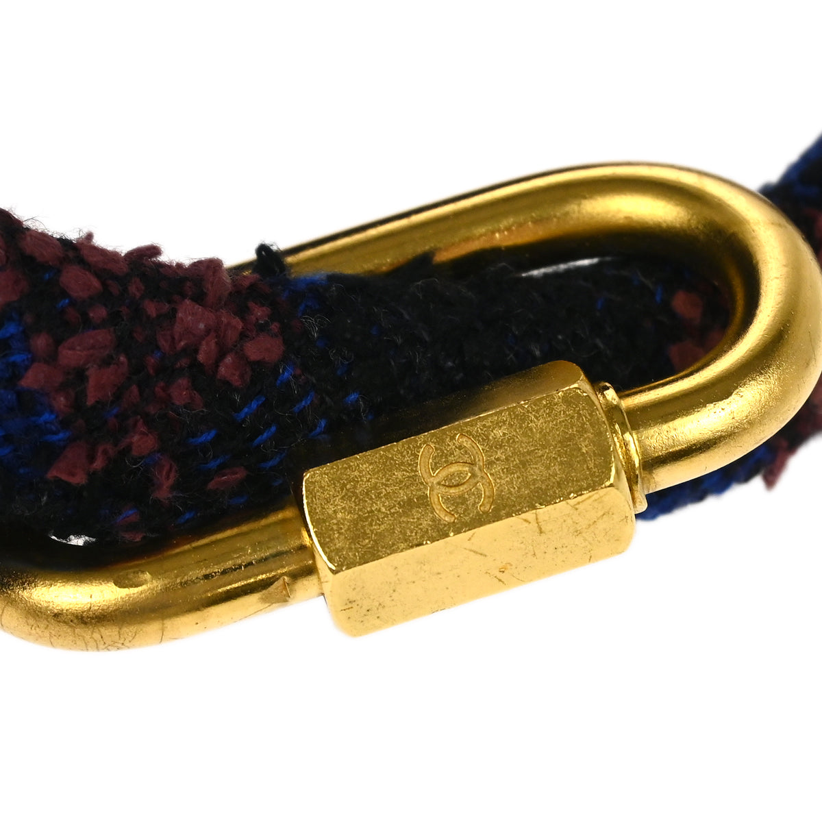 Chanel 1991-1994 Blue Tweed Classic Single Flap 2 in 1 Handbag Set