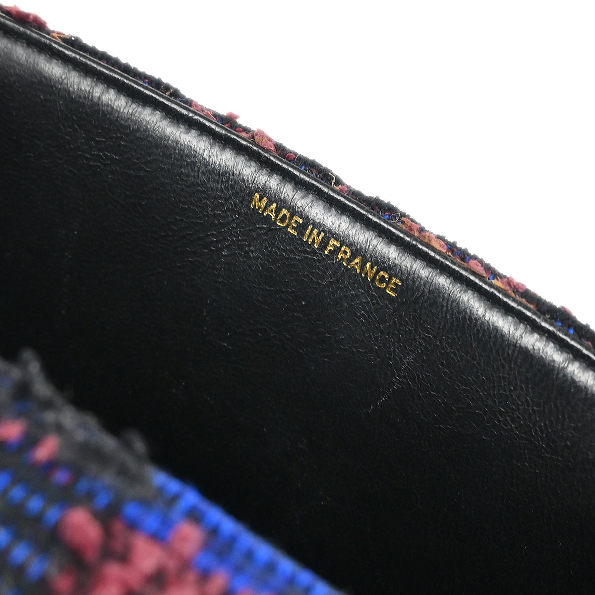 Chanel 1991-1994 Blue Tweed Classic Single Flap 2 in 1 Handbag Set
