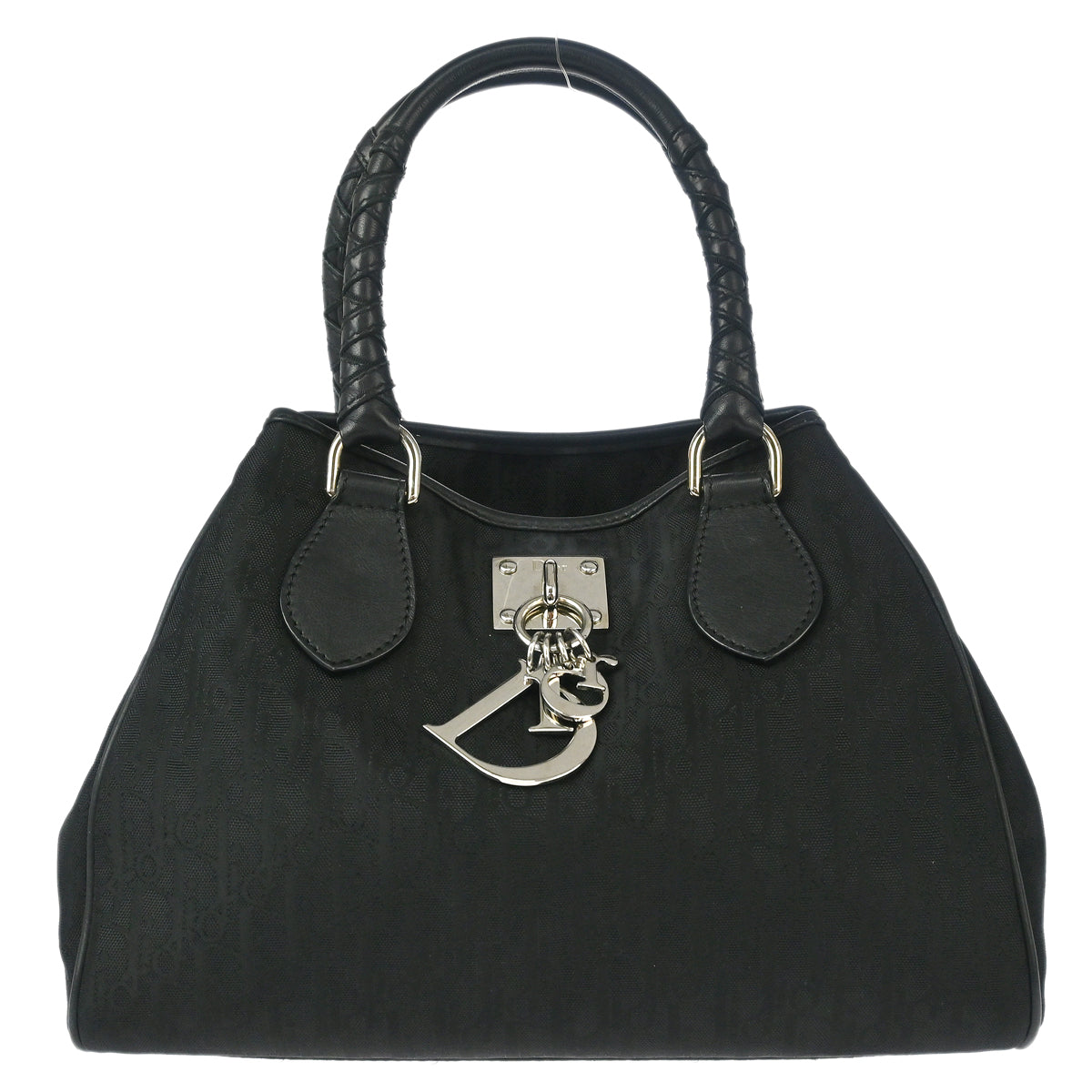 Christian Dior 2006 Black Lovely Trotter Tote Handbag