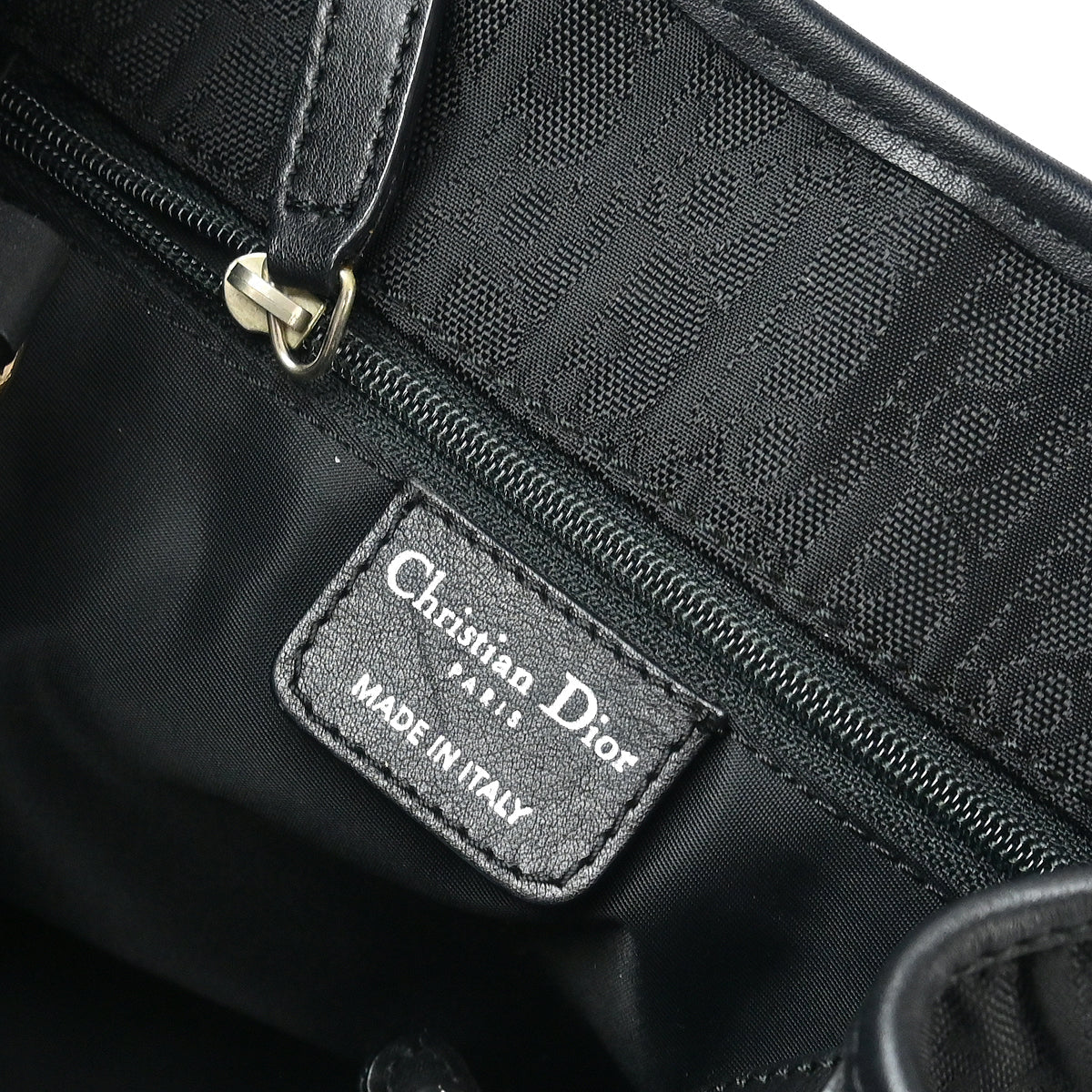 Christian Dior 2006 Black Lovely Trotter Tote Handbag