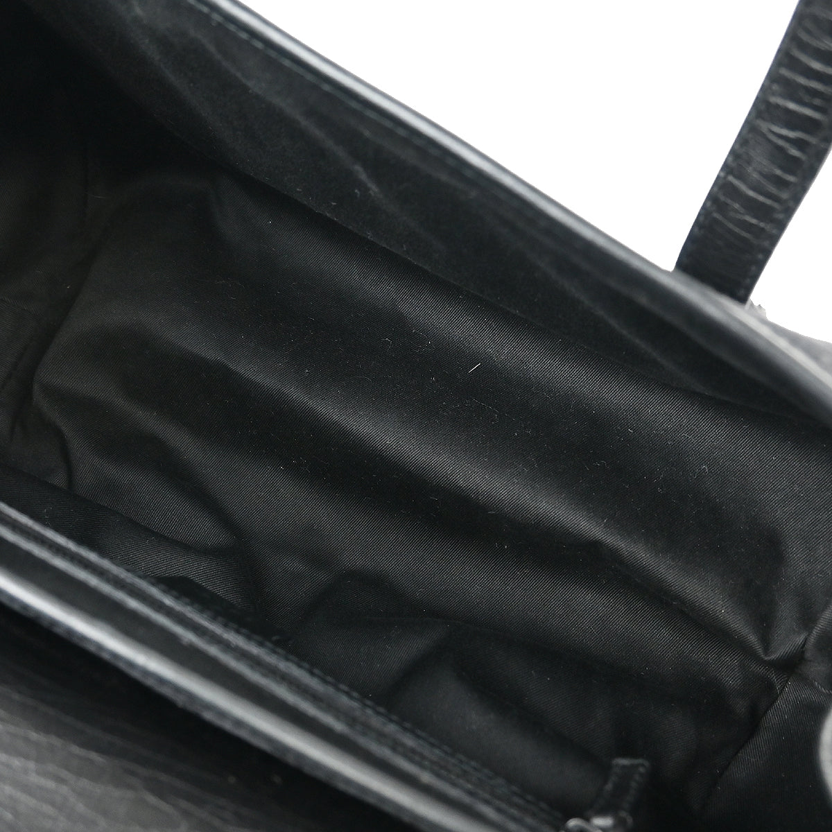 Gucci Black GG Bamboo Handbag