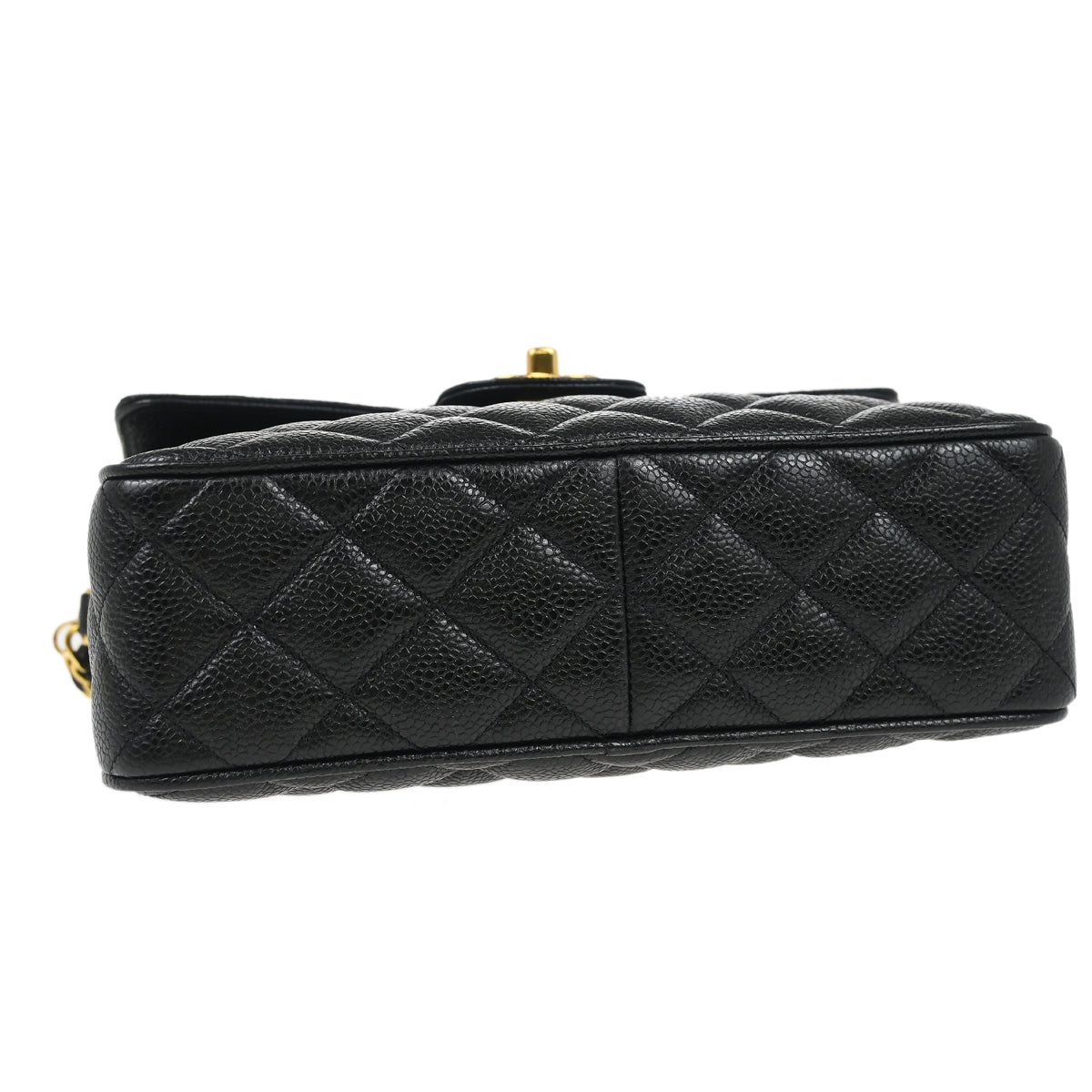 Chanel Black Caviar Camera Bag Small