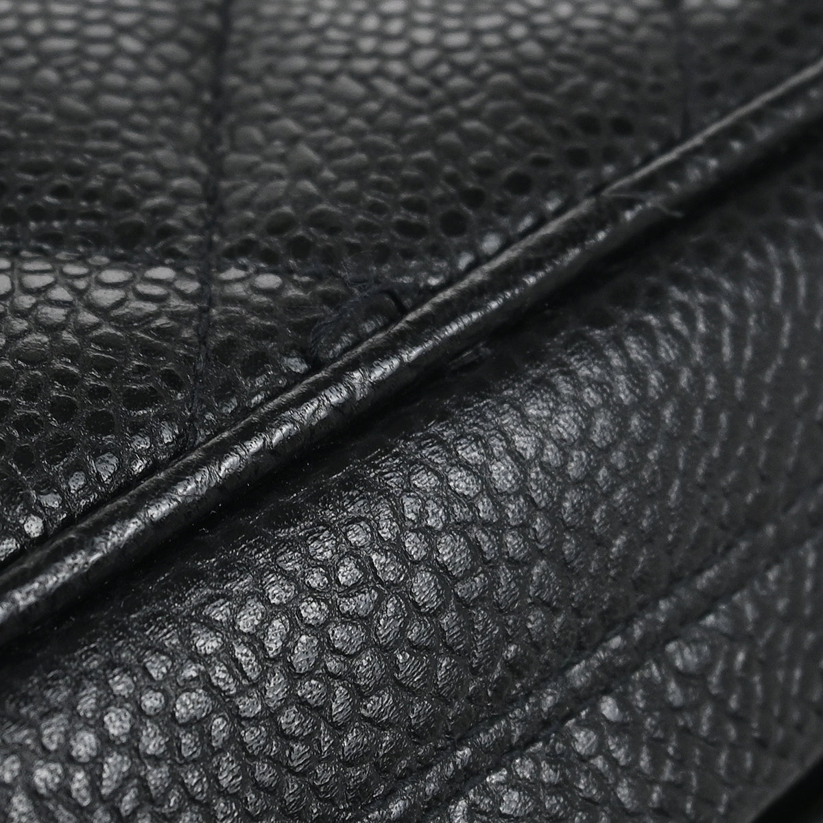 Chanel Black Caviar Camera Bag Small