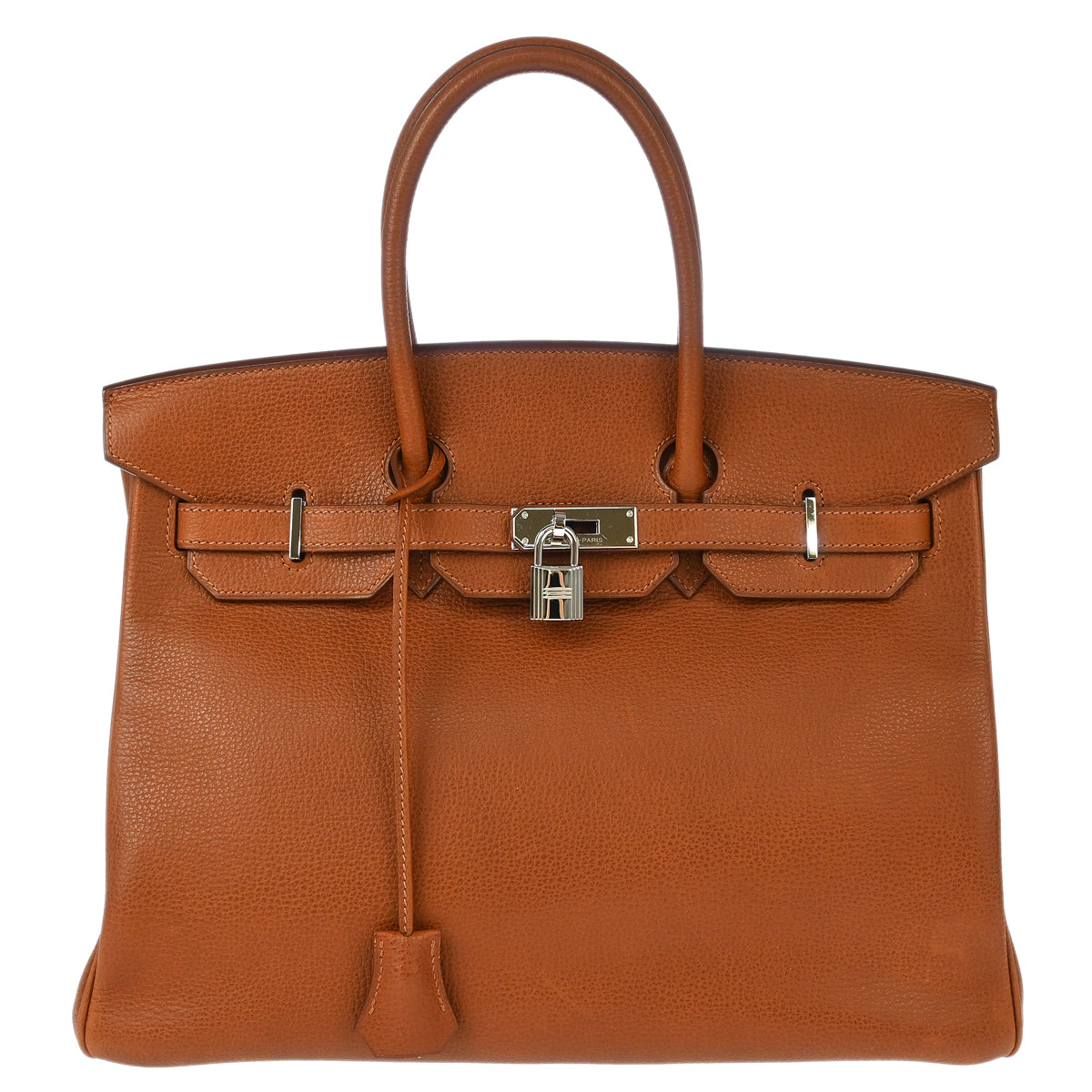 Hermes 2006 Noisette Vache Liegee Birkin 35 Handbag