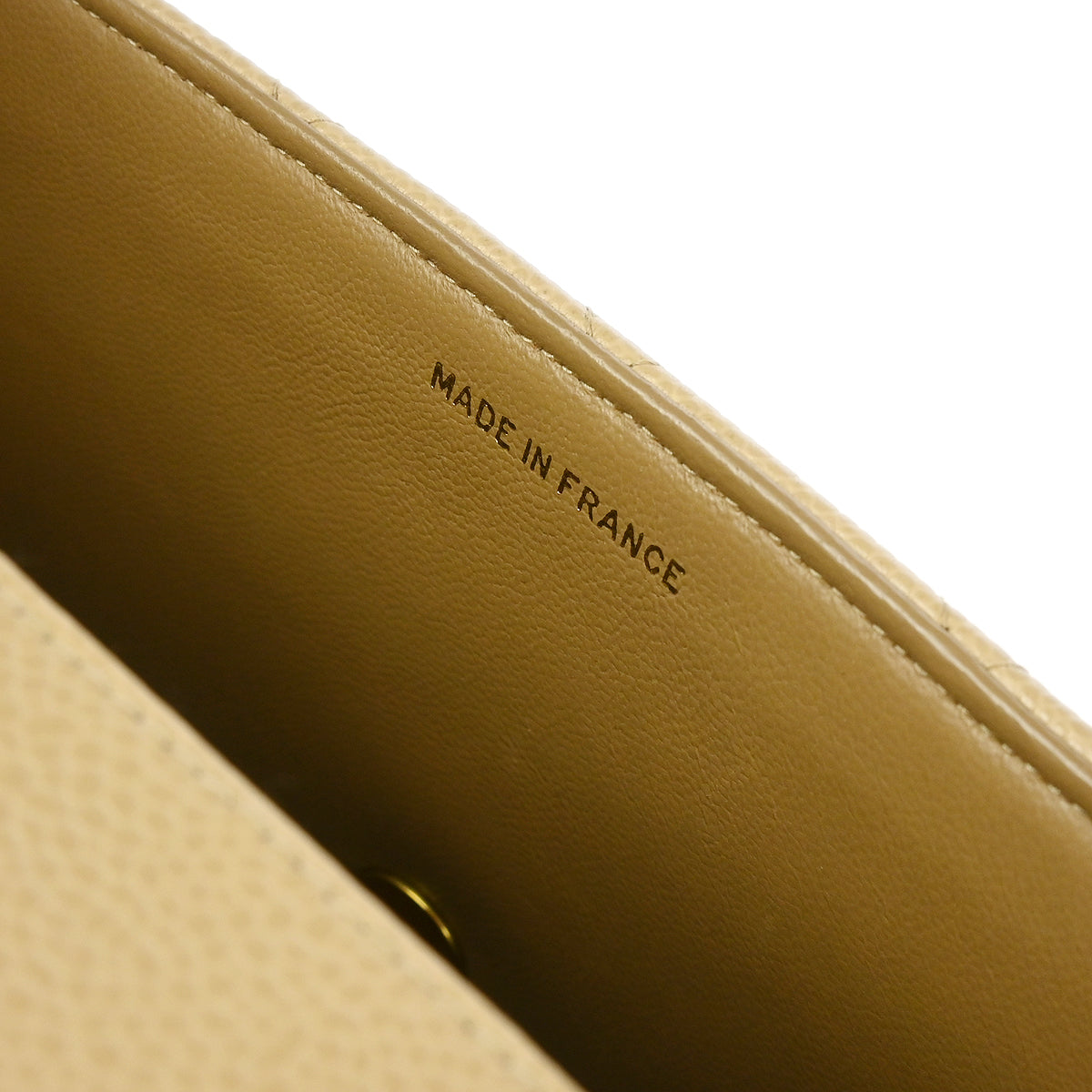 Chanel 1994-1996 Beige Caviar Small Diana Shoulder Bag