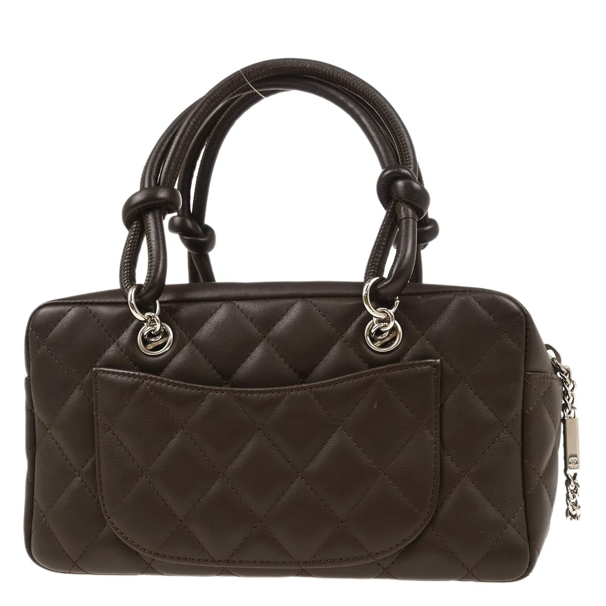 Chanel 2005-2006 Brown Calfskin Cambon Ligne Handbag