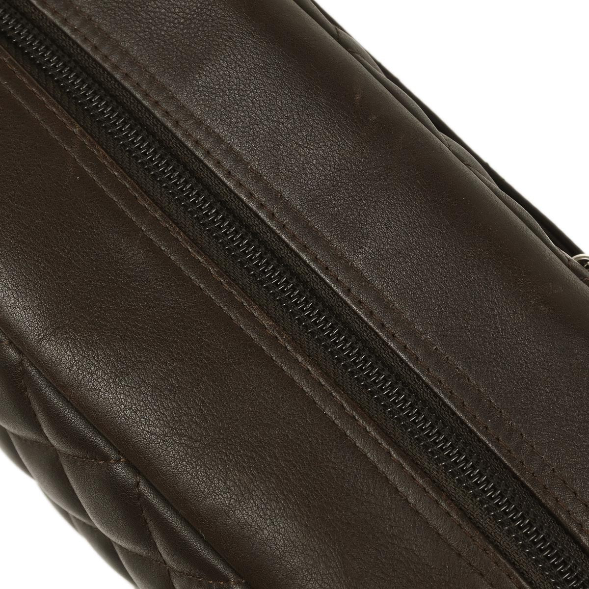 Chanel 2005-2006 Brown Calfskin Cambon Ligne Handbag
