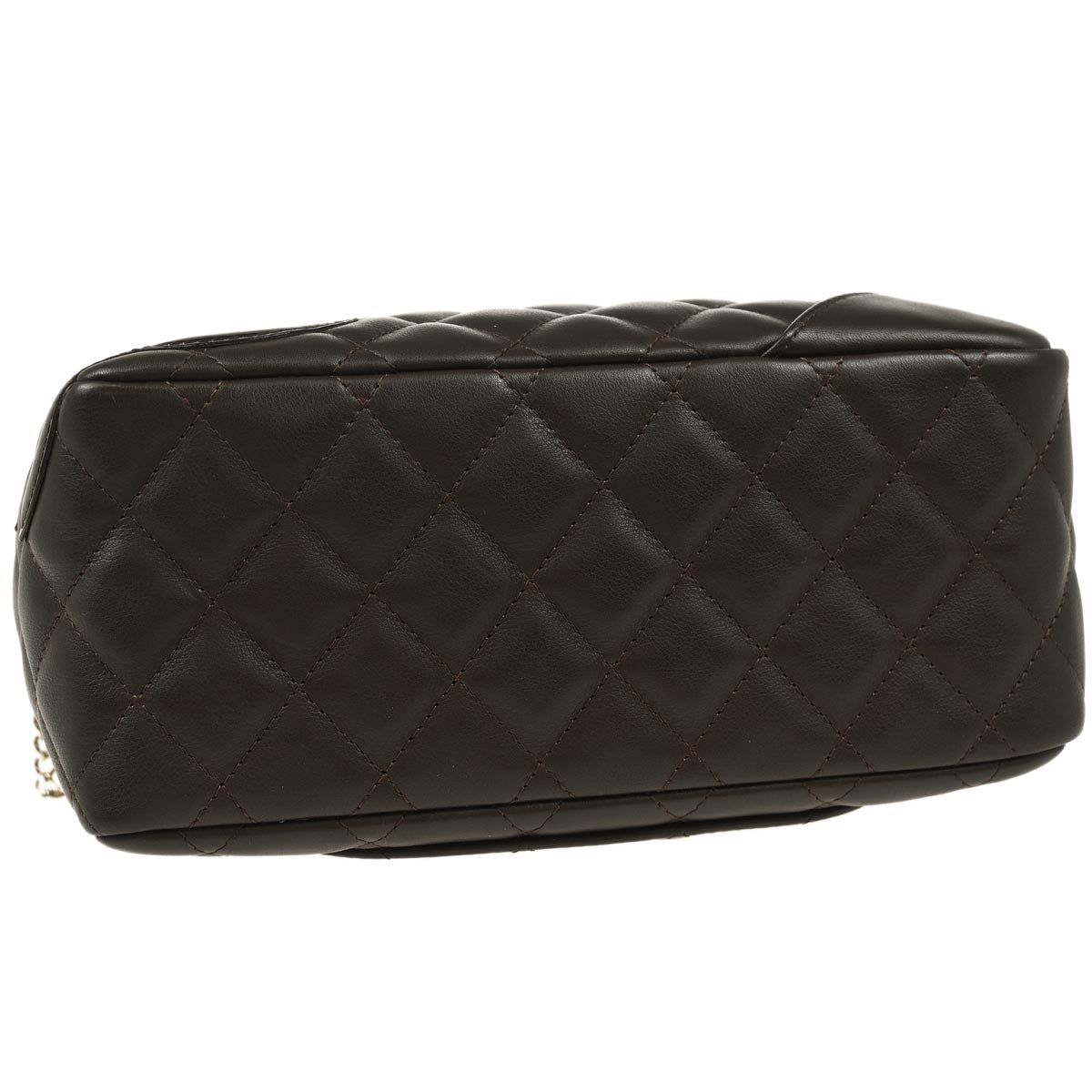 Chanel 2005-2006 Brown Calfskin Cambon Ligne Handbag
