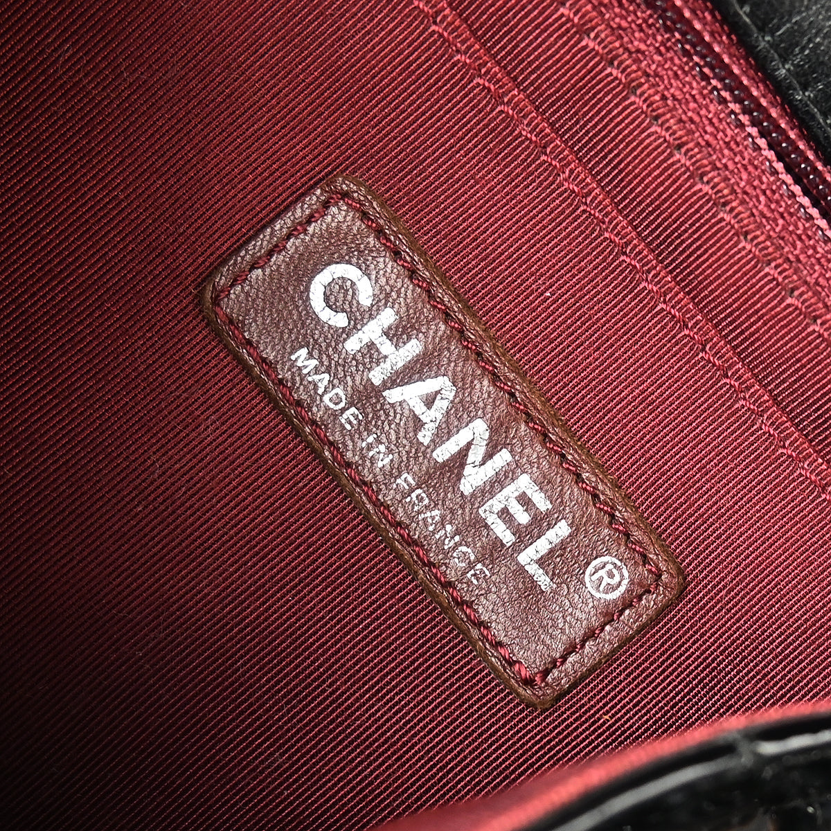 Chanel 2006-2008 Black Patent Leather Single Flap Shoulder Bag