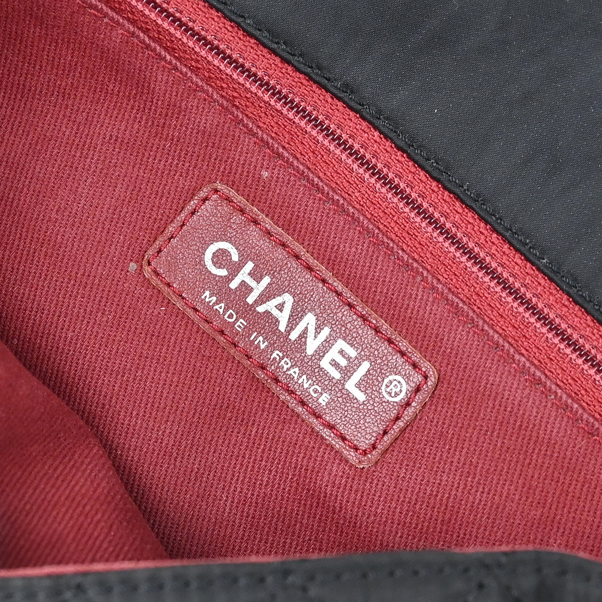 Chanel 2006-2008 Black Satin Shoulder Bag