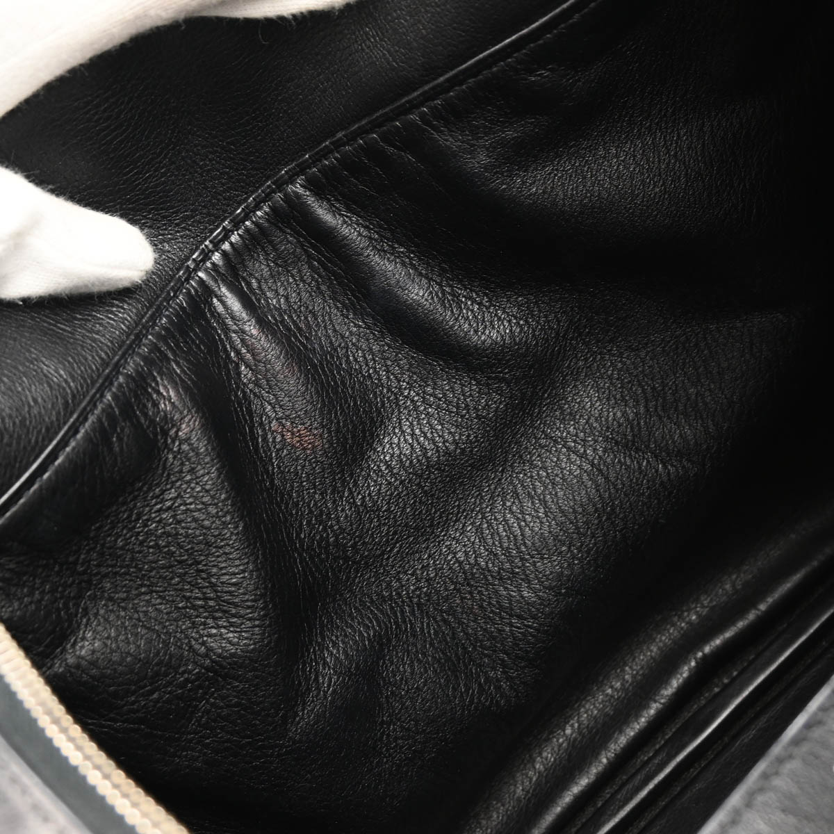 Hermes 2006 Black Evercalf Lindy 30 Shoulder Bag