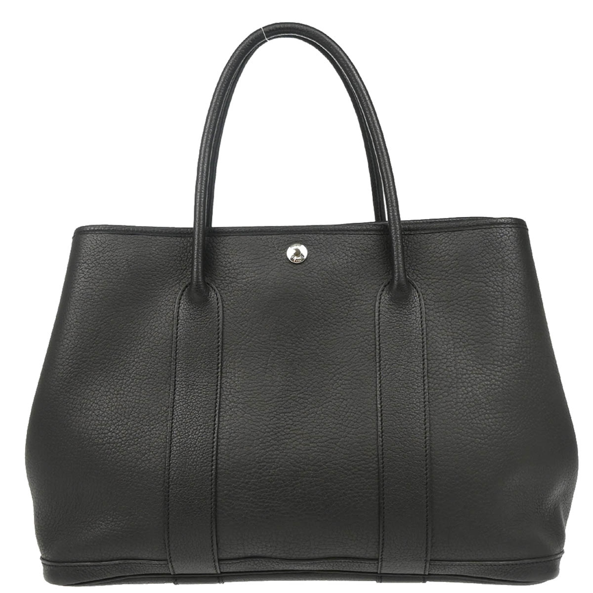 Hermes 2009 Black Negonda Garden Party 36 PM Tote Handbag