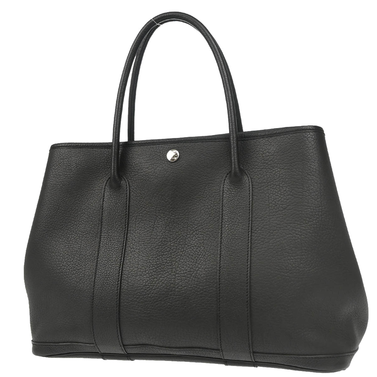 Hermes 2009 Black Negonda Garden Party 36 PM Tote Handbag