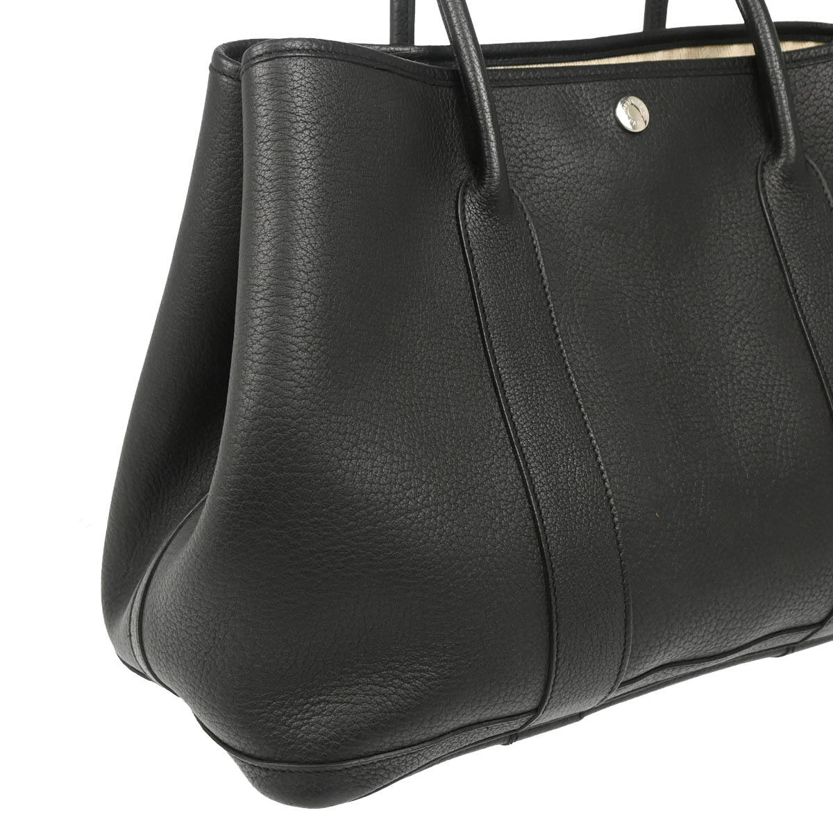 Hermes 2009 Black Negonda Garden Party 36 PM Tote Handbag