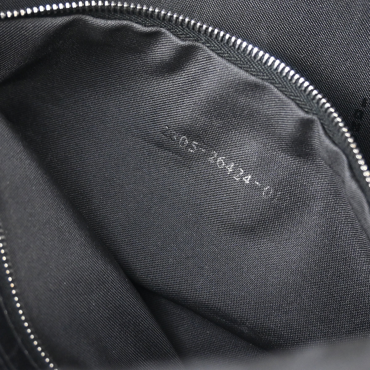 Fendi Black Zucca Baguette Handbag