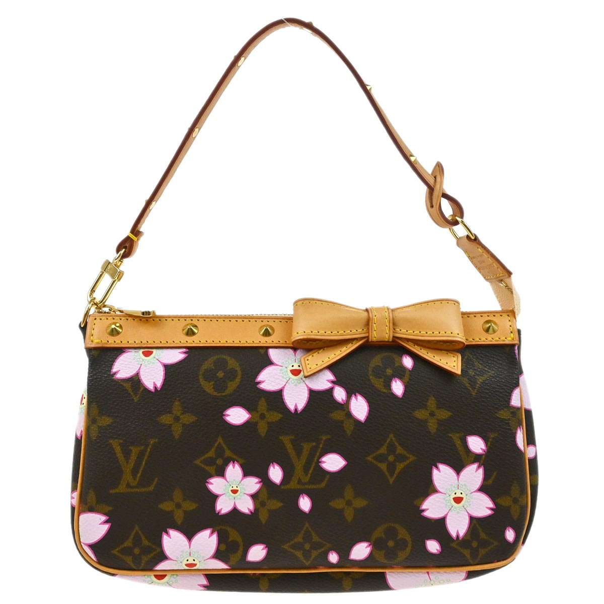 Louis Vuitton 2003 Cherry Blossom Pochette Accessoires Handbag M92006