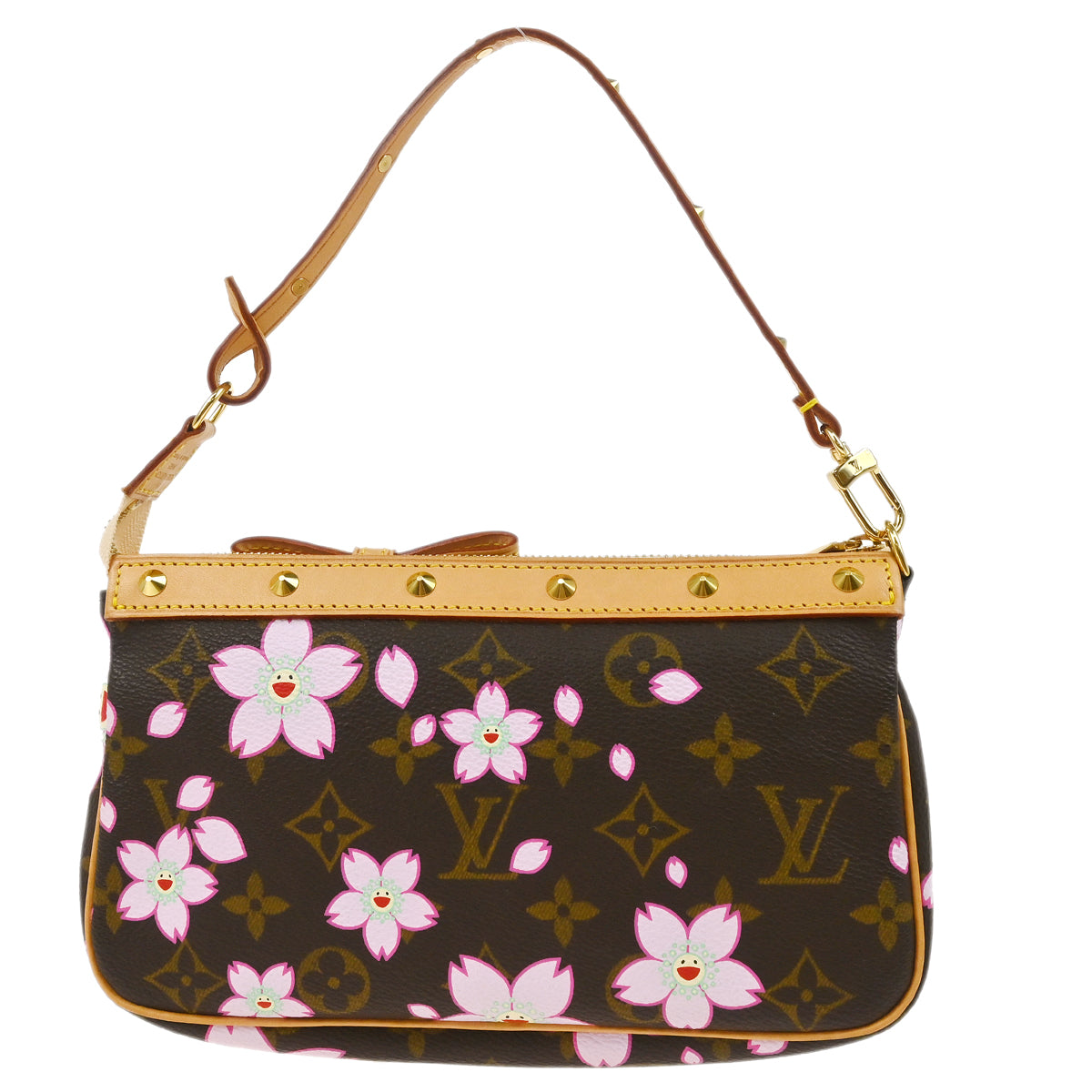 Louis Vuitton 2003 Cherry Blossom Pochette Accessoires Handbag M92006