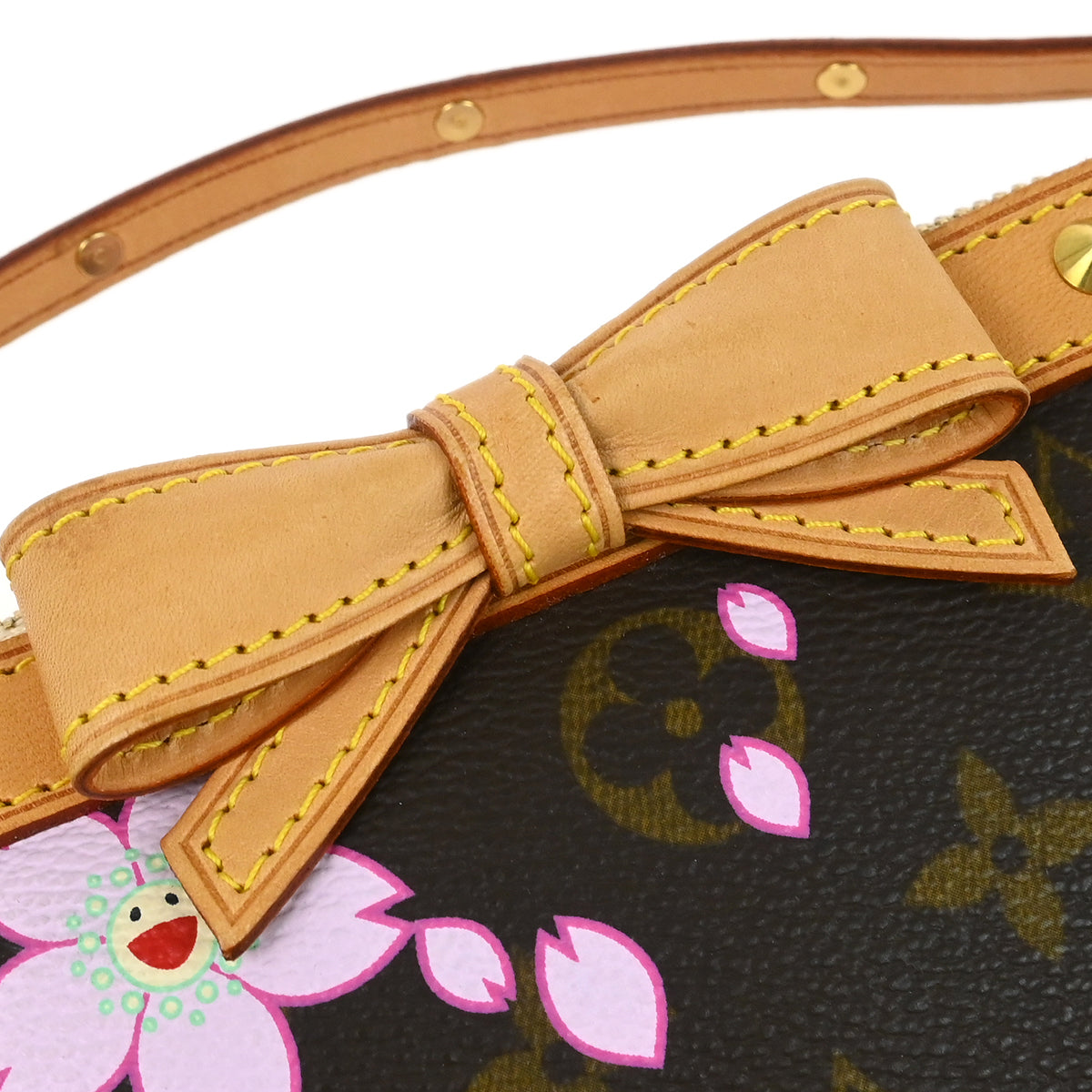 Louis Vuitton 2003 Cherry Blossom Pochette Accessoires Handbag M92006