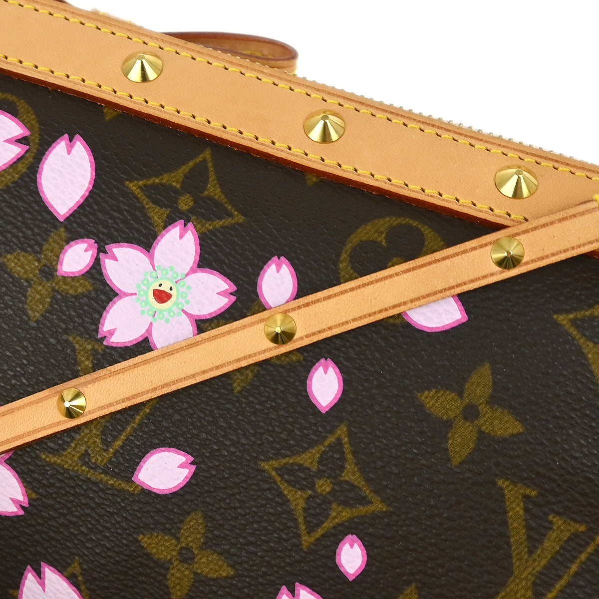 Louis Vuitton 2003 Cherry Blossom Pochette Accessoires Handbag M92006