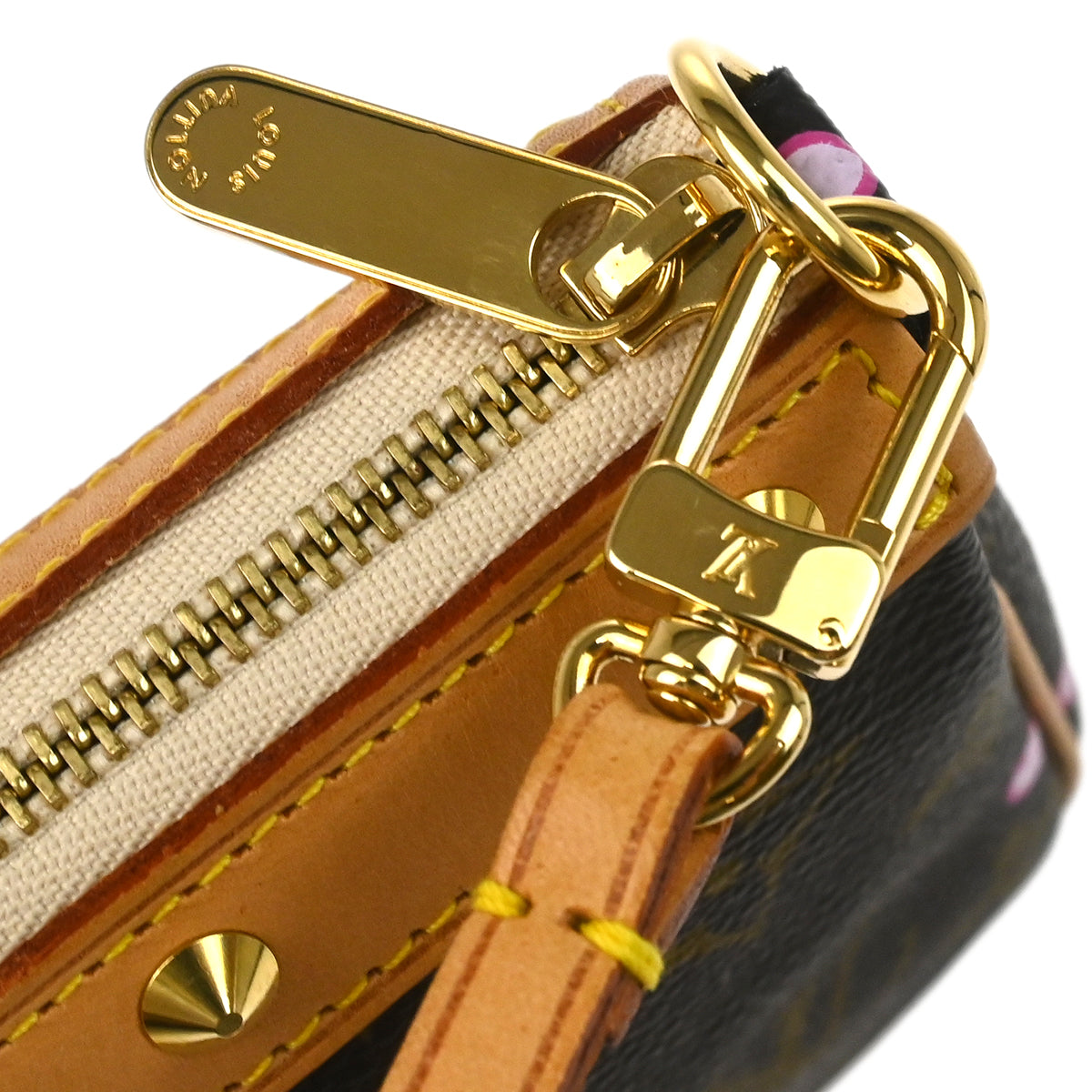 Louis Vuitton 2003 Cherry Blossom Pochette Accessoires Handbag M92006