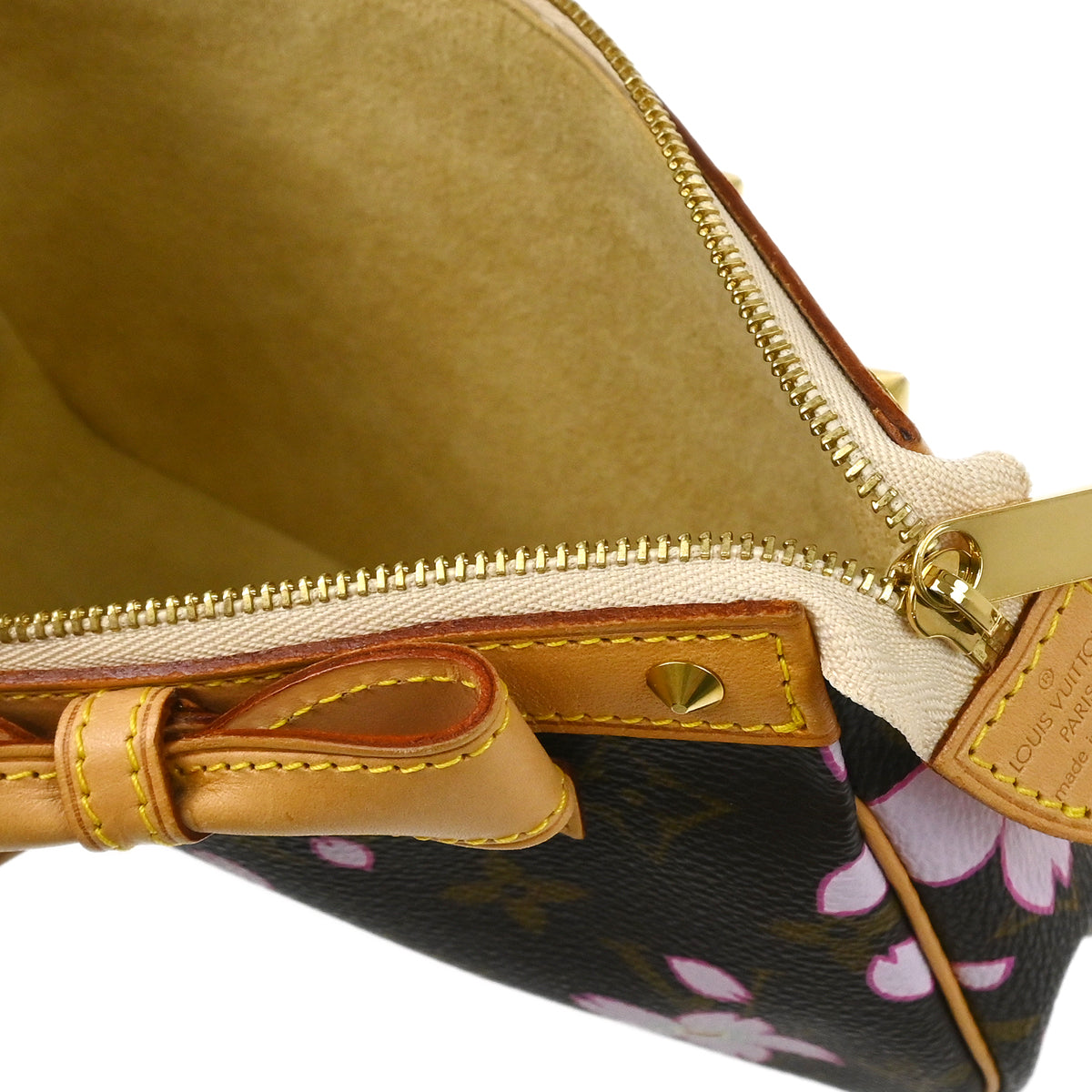 Louis Vuitton 2003 Cherry Blossom Pochette Accessoires Handbag M92006