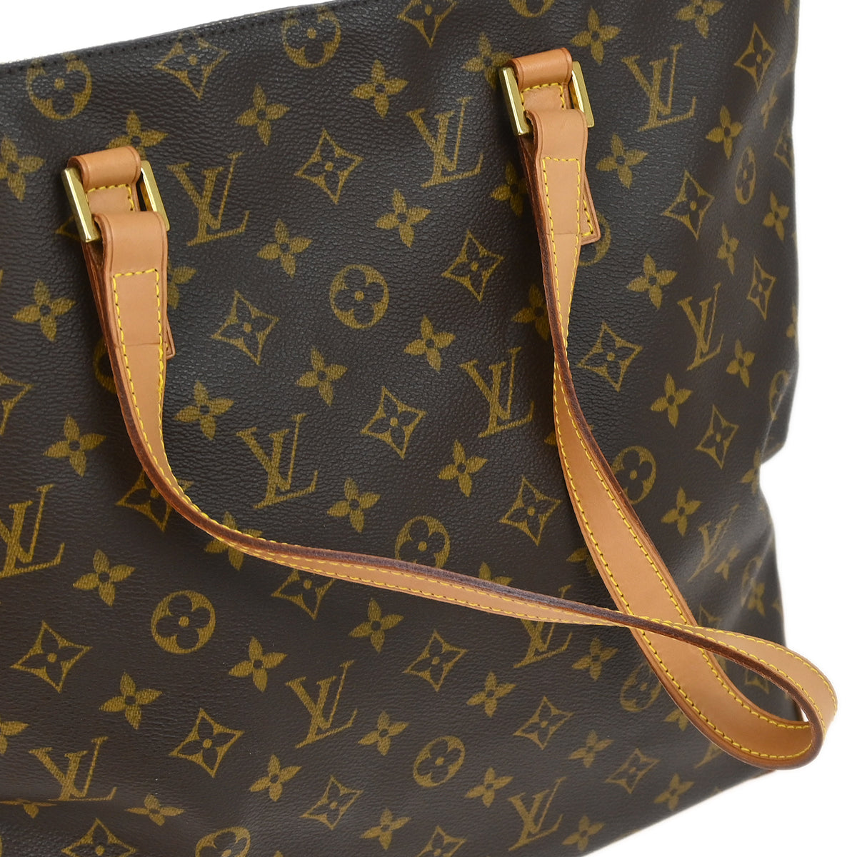 Louis Vuitton 2001 Monogram Cabas Mezzo Tote Handbag M51151