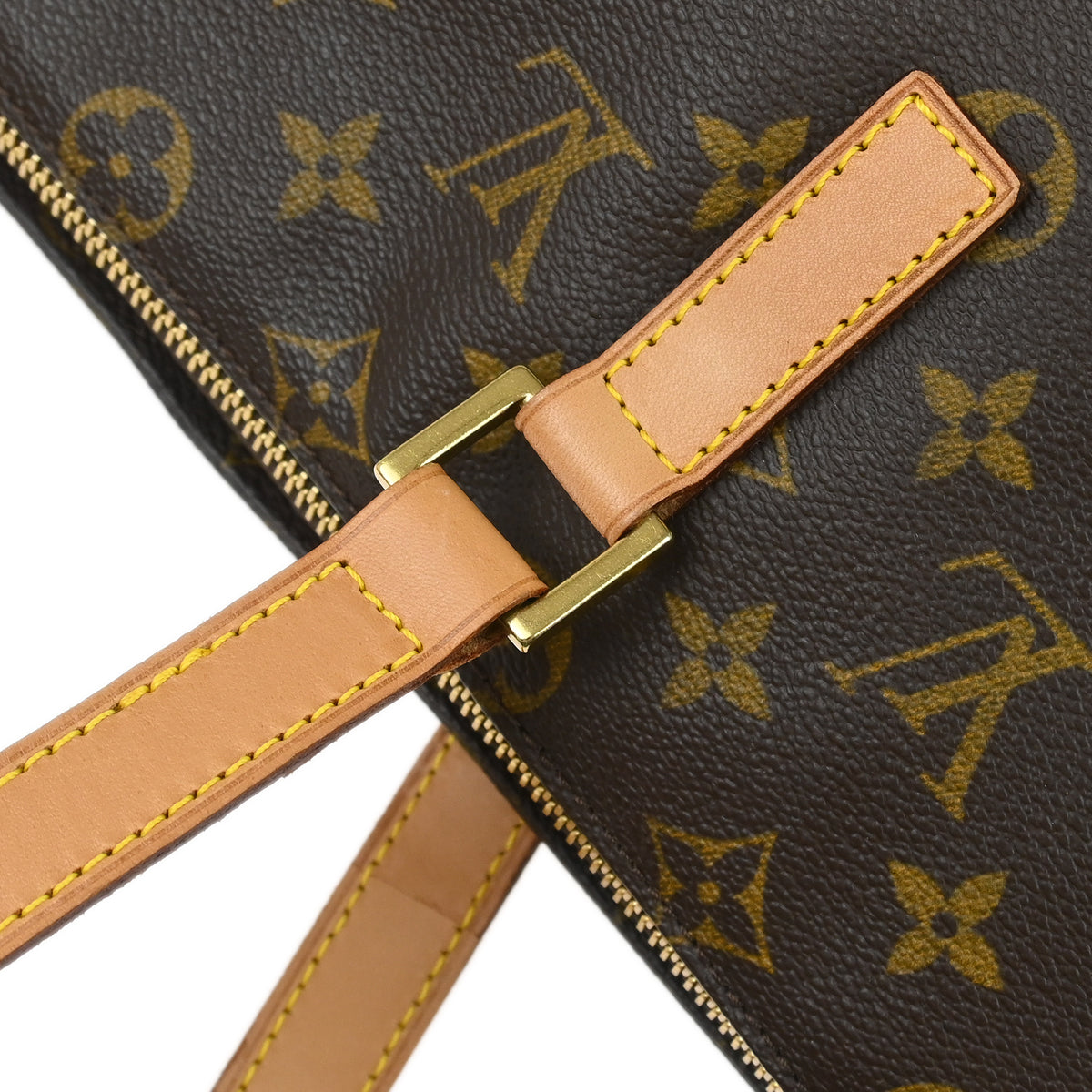 Louis Vuitton 2001 Monogram Cabas Mezzo Tote Handbag M51151