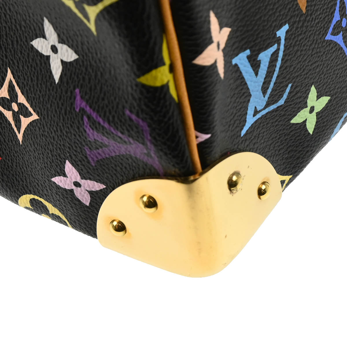 Louis Vuitton 2007 Black Monogram Multicolor Speedy 30 Handbag M92642